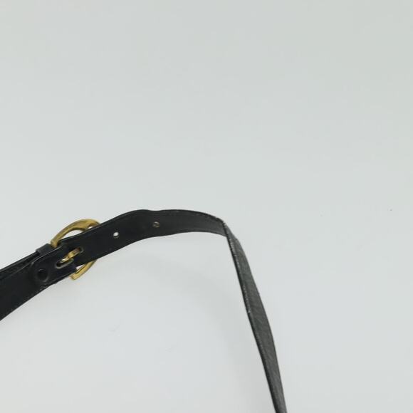 CELINE C Sulky Shoulder Bag Canvas Navy Gold - Picture 8 of 12